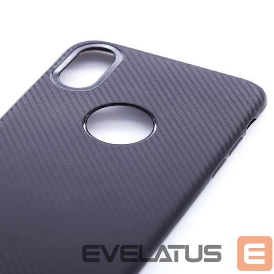Aizmugurējais vāciņš Evelatus Apple iPhone X Carbon Black