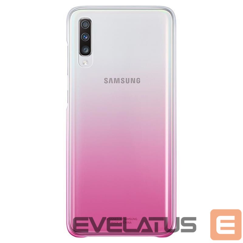 Aizmugurējais vāciņš Samsung - Galaxy A70 Gradation Cover EF-AA705CPEGWW Pink