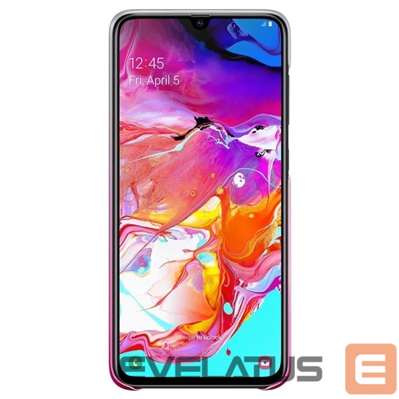 Aizmugurējais vāciņš Samsung - Galaxy A70 Gradation Cover EF-AA705CPEGWW Pink