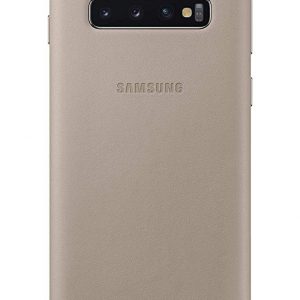 Aizmugurējais vāciņš Samsung  Galaxy S10 Leather Cover EF-VG973LJEGWW Gray