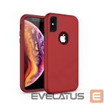 Aizmugurējais vāciņš iLike Samsung Samsung Galaxy A50 Defender Solid 3in1 case Red