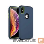 Aizmugurējais vāciņš iLike Samsung Galaxy A70 Defender Solid 3in1 case Navy Blue