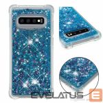 Aizmugurējais vāciņš iLike Samsung S10e Back Case Liquid Sparkle Blue