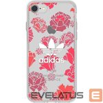 Aizmugurējais vāciņš Adidas Apple iPhone 6/6s/7/8 Clear Case Flowers Red