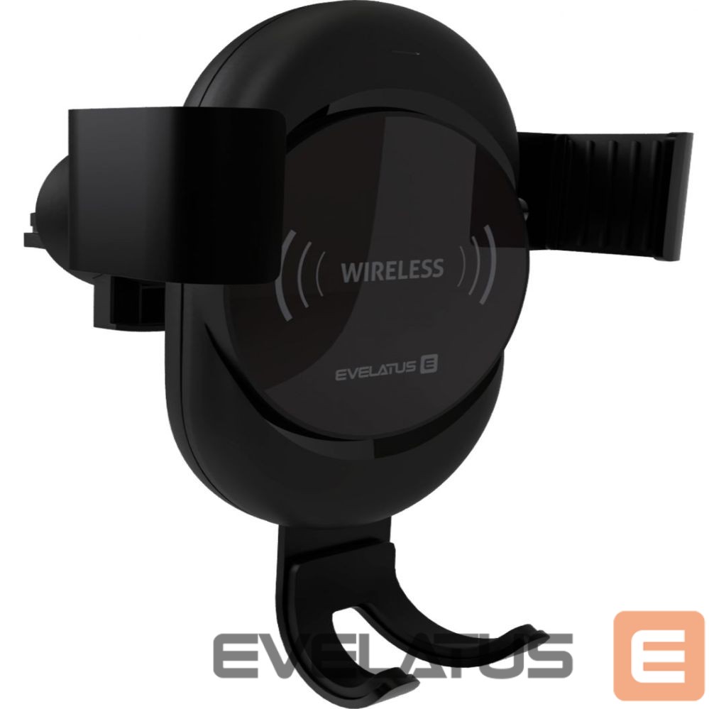 Auto turētājs Evelatus Gravity Car Holder with Wireless Charger WCH02 Black