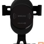 Auto turētājs Evelatus  Gravity Car Holder with Wireless Charger WCH02 Black