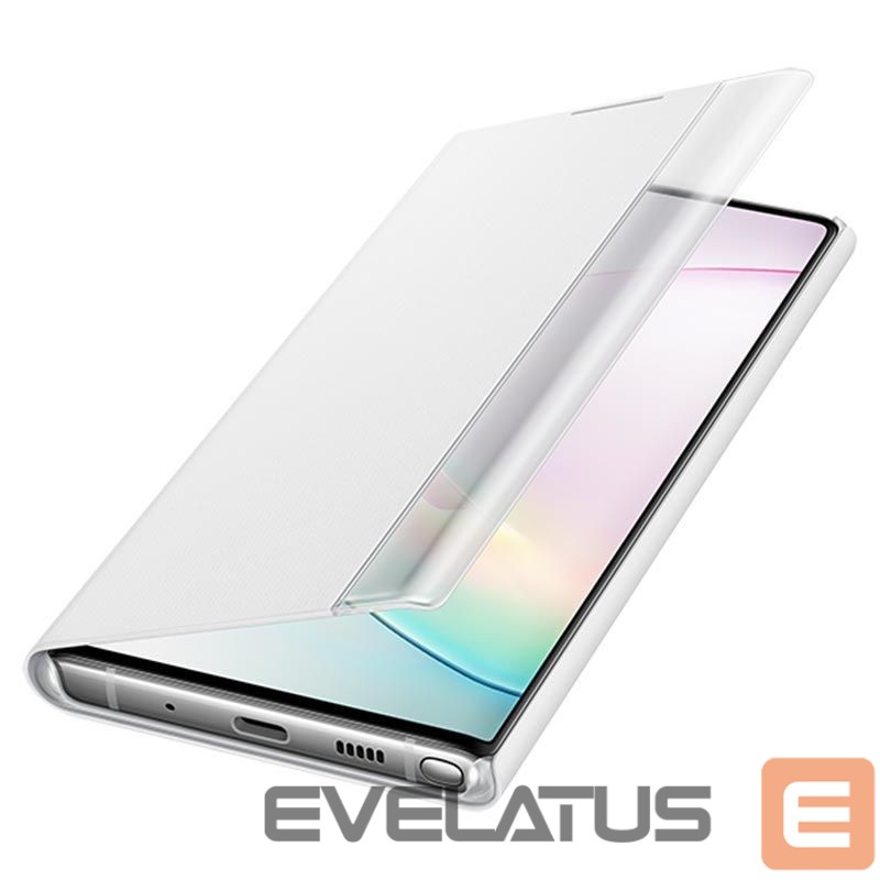 Atveramie maciņi Samsung Galaxy Note 10 Clear View Cover White