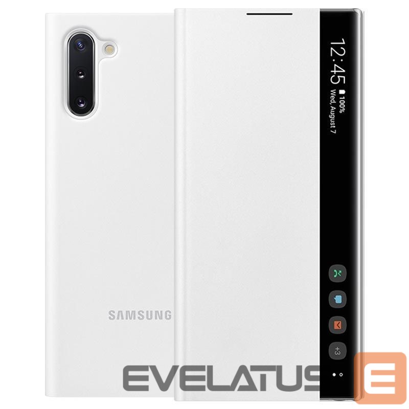 Atveramie maciņi Samsung Galaxy Note 10 Clear View Cover White