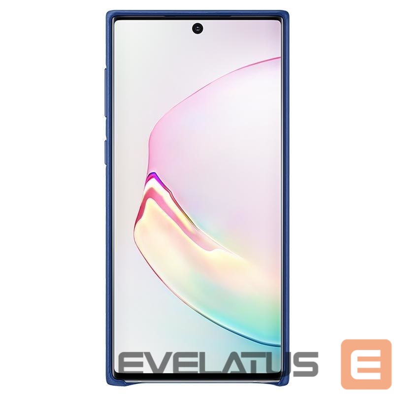Aizmugurējais vāciņš Samsung Galaxy Note 10 Leather Cover Blue
