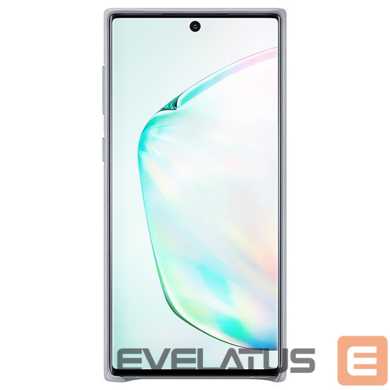Aizmugurējais vāciņš Samsung Galaxy Note 10 Leather Cover Gray