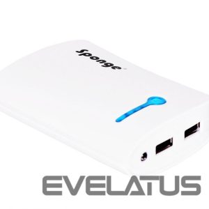 Ārējais akumulators Sponge  Power bank Energy 8400 White