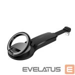 Parveidotājs Hoco  Lightning to 2 x Lightning + ring holder Black