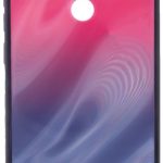 Aizmugurējais vāciņš Evelatus Xiaomi Redmi 8 Water Ripple Gradient Color Anti-Explosion Tempered Glass Case Gradient Pink-Purple
