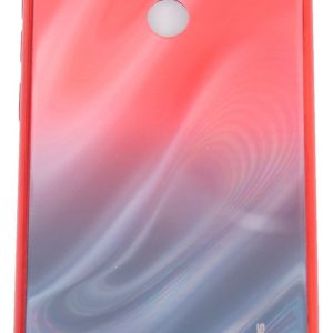 Aizmugurējais vāciņš Evelatus Xiaomi Redmi 8 Water Ripple Gradient Color Anti-Explosion Tempered Glass Case Gradient Red-Black