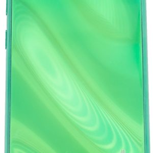 Aizmugurējais vāciņš Evelatus Samsung Galaxy A10 Water Ripple Full Color Electroplating Tempered Glass Case Green