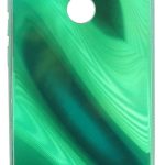 Aizmugurējais vāciņš Evelatus Xiaomi Note 7 Water Ripple Full Color Electroplating Tempered Glass Case Green