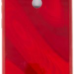 Aizmugurējais vāciņš Evelatus Xiaomi Redmi 8 Water Ripple Full Color Electroplating Tempered Glass Case Red