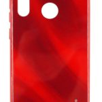 Aizmugurējais vāciņš Evelatus Xiaomi Xiaomi Redmi Note 8 / Redmi Note 8 2021 Water Ripple Full Color Electroplating Tempered Glass Case Red
