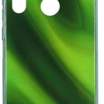 Aizmugurējais vāciņš Evelatus Xiaomi Xiaomi Redmi Note 8 / Redmi Note 8 2021 Water Ripple Full Color Electroplating Tempered Glass Case Green