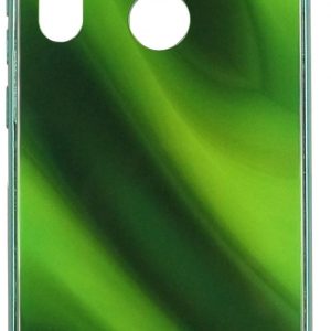 Aizmugurējais vāciņš Evelatus Xiaomi Xiaomi Redmi Note 8 / Redmi Note 8 2021 Water Ripple Full Color Electroplating Tempered Glass Case Green