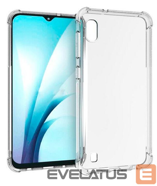 Aizmugurējais vāciņš Evelatus Samsung Galaxy A10 Military Shockproof Silicone Case TPU Transparent