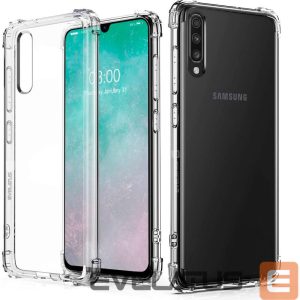 Aizmugurējais vāciņš Evelatus Samsung Galaxy A70 Military Shockproof Silicone Case TPU Transparent