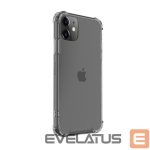 Aizmugurējais vāciņš Evelatus Apple iPhone 11 Military Shockproof Silicone Case TPU Transparent
