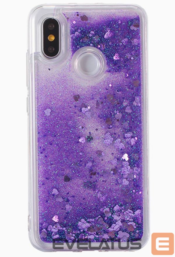 Aizmugurējais vāciņš Evelatus Xiaomi Note 7 Shining Quicksand Case Purple
