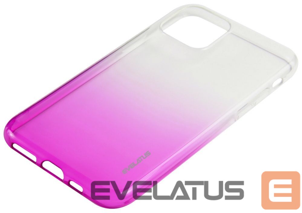 Aizmugurējais vāciņš Evelatus Apple iPhone 11 Pro Max Gradient TPU Case Rose Red