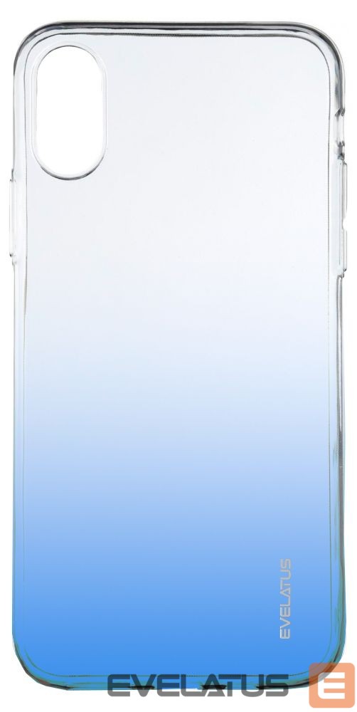 Aizmugurējais vāciņš Evelatus Apple iPhone X/XS Gradient TPU Case Blue