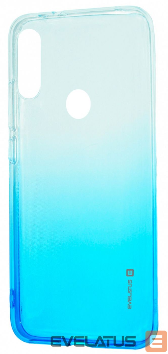 Aizmugurējais vāciņš Evelatus Huawei P Smart 2019 Gradient TPU Case Blue