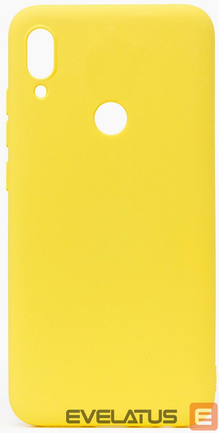 Aizmugurējais vāciņš Evelatus Xiaomi Note 7 Nano Silicone Case Soft Touch TPU Yellow