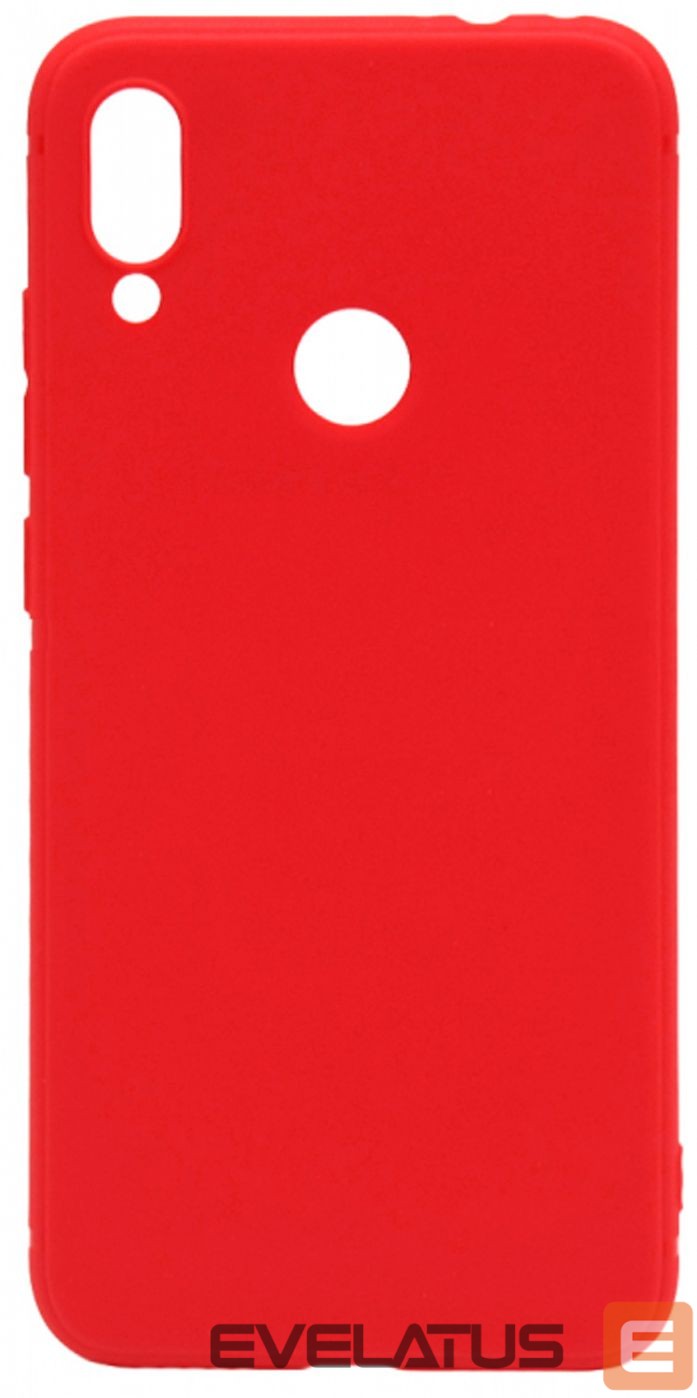 Aizmugurējais vāciņš Evelatus Xiaomi Redmi 7 Nano Silicone Case Soft Touch TPU Red