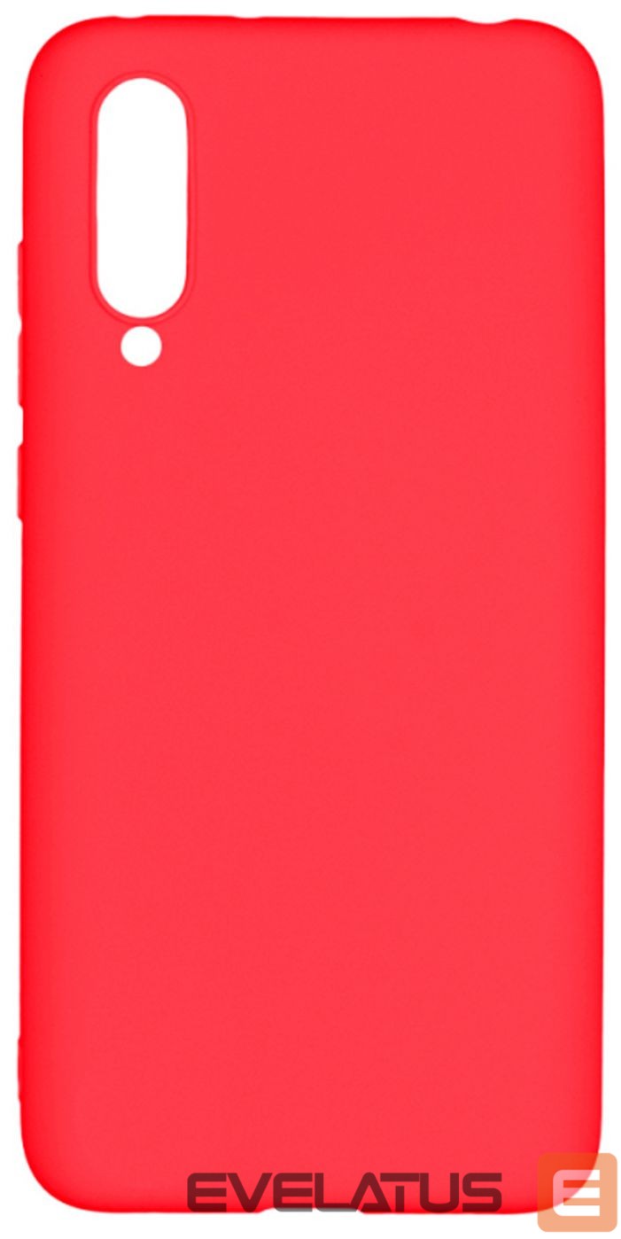 Aizmugurējais vāciņš Evelatus Xiaomi Mi 9 Lite Nano Silicone Case Soft Touch TPU Red
