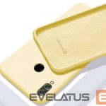 Aizmugurējais vāciņš Evelatus Xiaomi Mi 9 Lite Soft Silicone Yellow