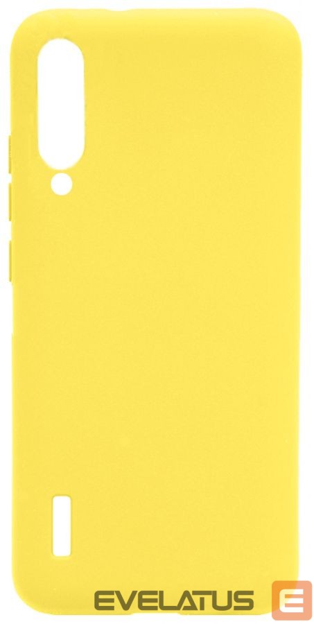 Aizmugurējais vāciņš Evelatus Xiaomi Mi A3 Soft Silicone Yellow