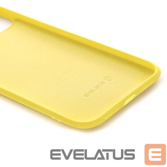 Aizmugurējais vāciņš Evelatus Apple iPhone 11 Pro Max Nano Silicone Case Soft Touch TPU Yellow