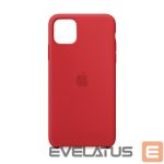 Aizmugurējais vāciņš Apple  iPhone 11 Pro Max Silicone Case MWYV2ZM/A Red
