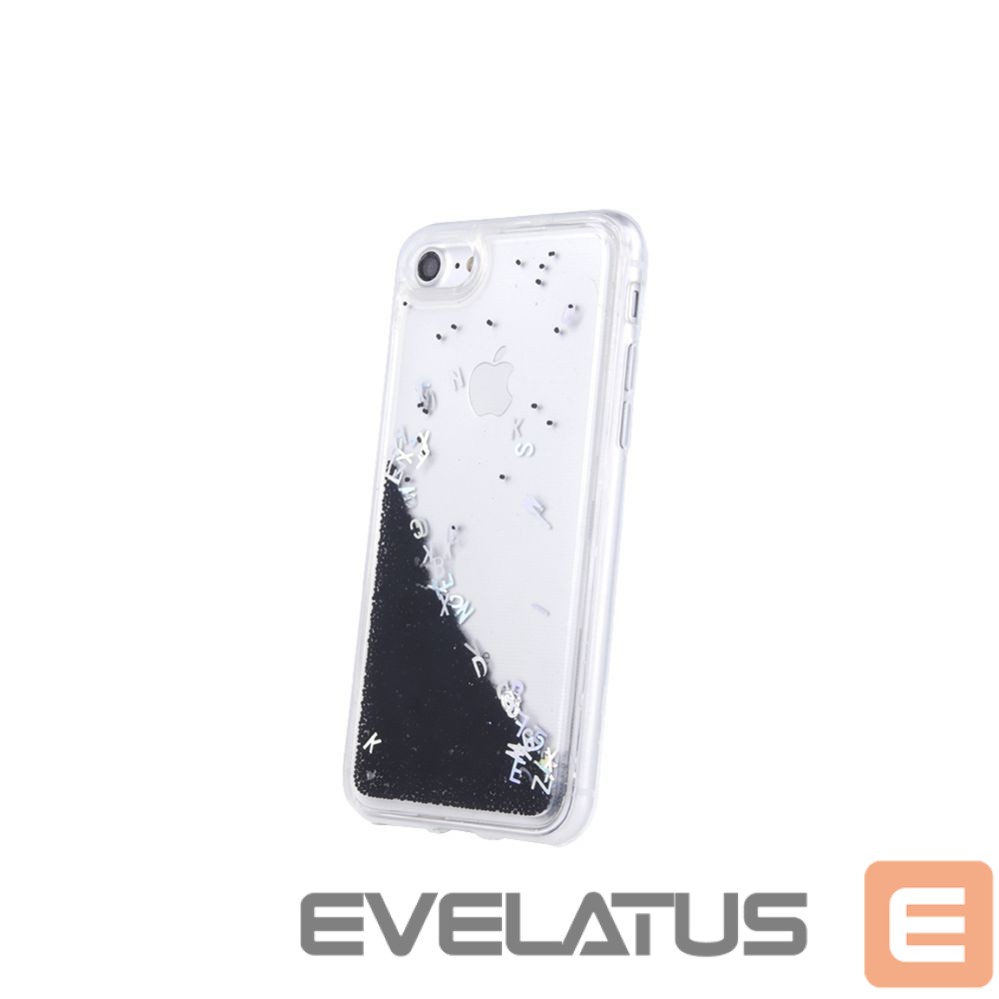 Aizmugurējais vāciņš iLike Apple iPhone 11 Liquid Letters TPU Case Black