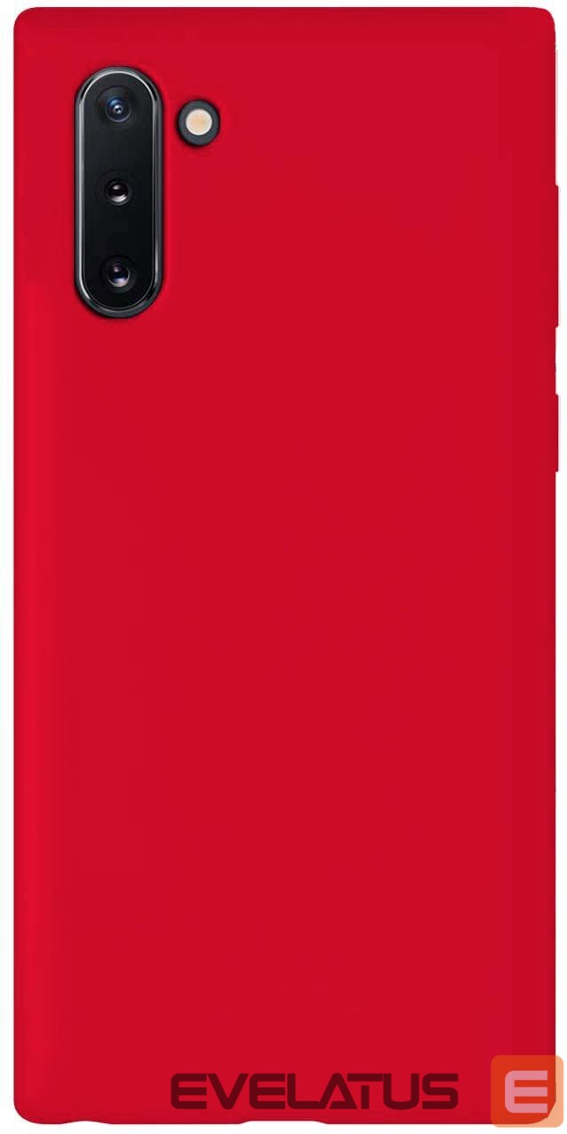 Aizmugurējais vāciņš Evelatus Samsung Galaxy Note 10 Premium Soft Touch Silicone Case Red