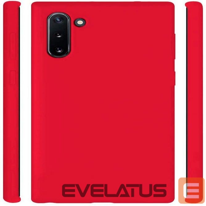 Aizmugurējais vāciņš Evelatus Samsung Galaxy Note 10 Premium Soft Touch Silicone Case Red