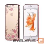 Aizmugurējais vāciņš iLike Xiaomi Xiaomi Redmi Note 8 / Redmi Note 8 2021 Back Case FLOWER Rose Gold