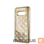 Aizmugurējais vāciņš Guess Samsung Galaxy S10e Glitter 4G Peony Hard Case Gold