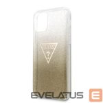 Aizmugurējais vāciņš Guess Apple iPhone 11 Pro Solid Glitter Cover Gold