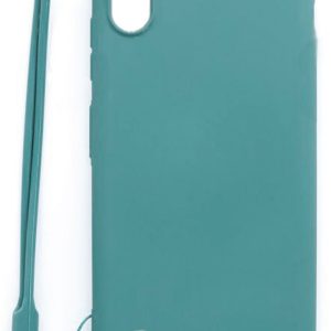 Aizmugurējais vāciņš Evelatus Samsung Galaxy A10 Soft Touch Silicone Case with Strap Blue