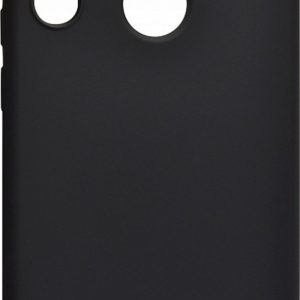 Aizmugurējais vāciņš Evelatus Xiaomi Xiaomi Redmi Note 8 / Redmi Note 8 2021 Soft Touch Silicone Case with Strap Black