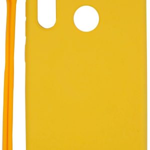 Aizmugurējais vāciņš Evelatus Xiaomi Xiaomi Redmi Note 8 / Redmi Note 8 2021 Soft Touch Silicone Case with Strap Yellow