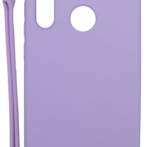 Aizmugurējais vāciņš Evelatus Xiaomi Xiaomi Redmi Note 8 / Redmi Note 8 2021 Soft Touch Silicone Case with Strap Purple
