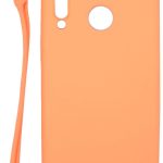 Aizmugurējais vāciņš Evelatus Huawei P30 Lite Soft Touch Silicone Case with Strap Pink