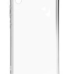Aizmugurējais vāciņš Evelatus Samsung Galaxy A10 Silicone Transparent with Necklace TPU Strap Space Gray
